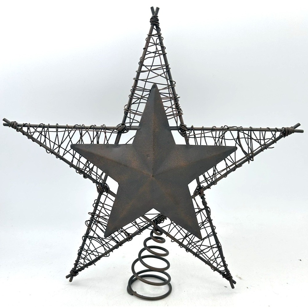 Holiday Christmas Tree Topper Star 10 1/8"X 10 3/8"